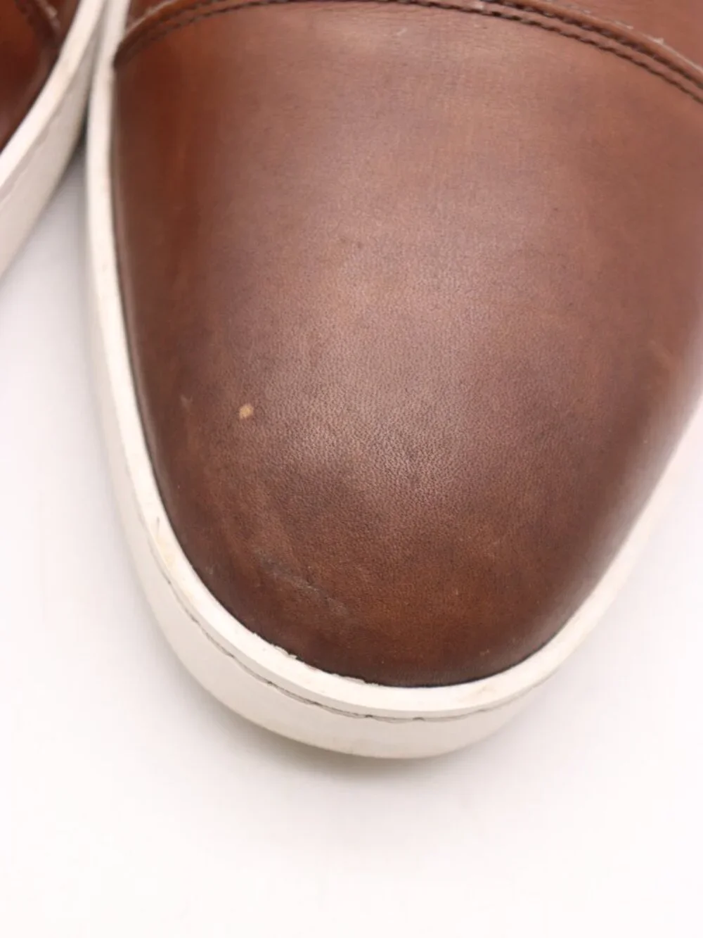 Allen Edmonds Park Avenue 2.0 Men's 11.5 D Oxford Dress Sneaker Brown Leather